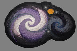 Deep Space 2015 braided rug